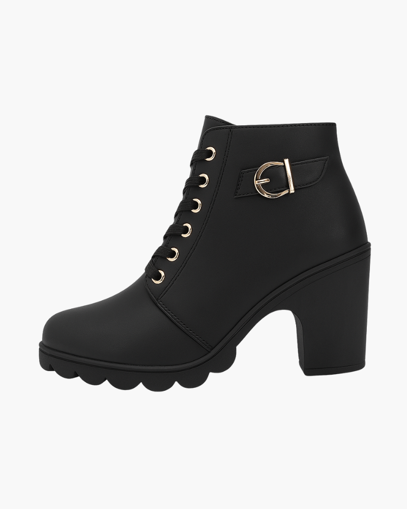 ELIRA VOGUE – LACE-UP ANKLE BOOTS