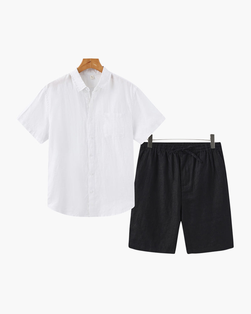ELIRA VOGUE – LINEN SET COMBO (SHORT-SLEEVE)