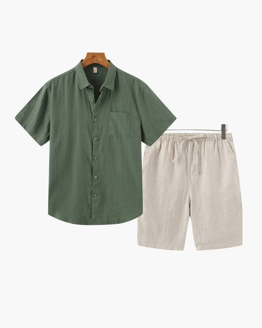 ELIRA VOGUE – LINEN SET COMBO (SHORT-SLEEVE)