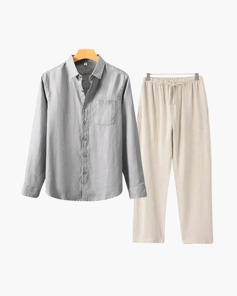 ELIRA VOGUE – LINEN SET COMBO (LONG-SLEEVE)