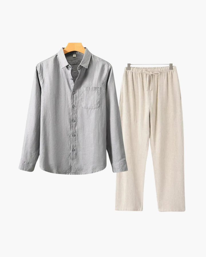 ELIRA VOGUE – LINEN SET COMBO (LONG-SLEEVE)