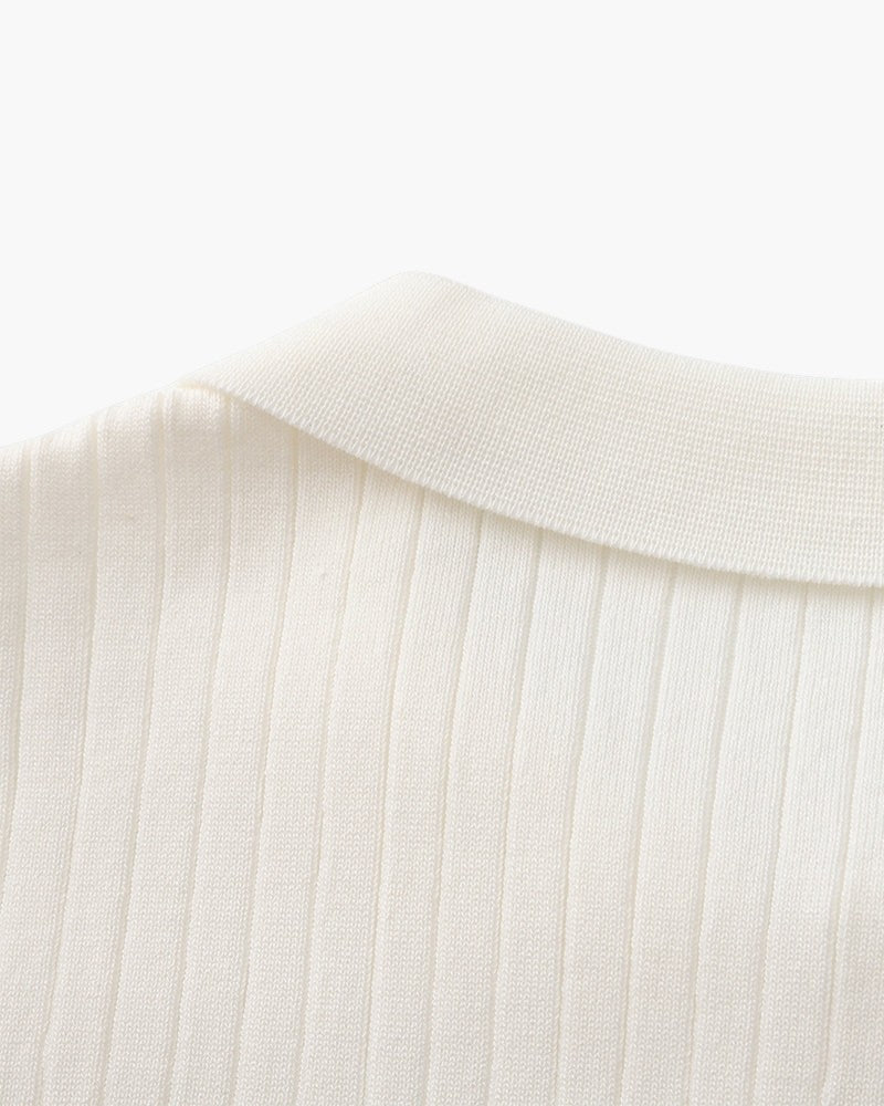 ELIRA VOGUE - RIBBED POLO