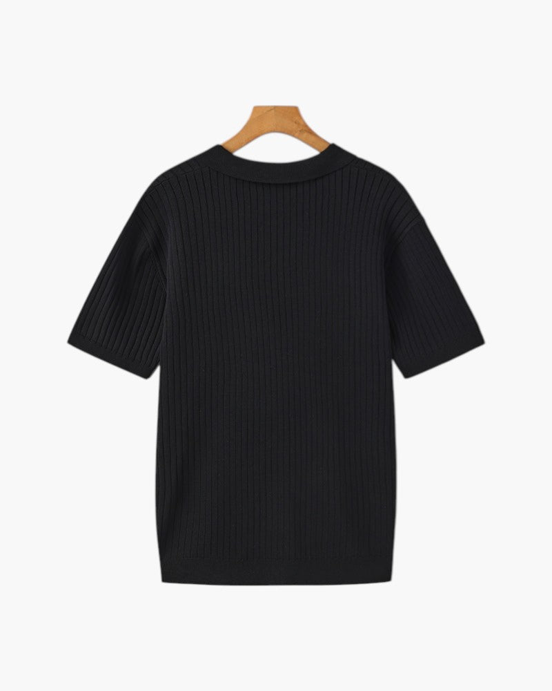 ELIRA VOGUE - RIBBED POLO