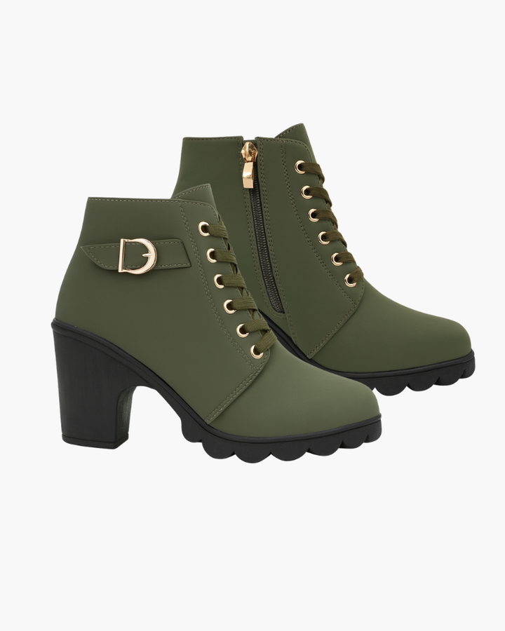 ELIRA VOGUE – LACE-UP ANKLE BOOTS